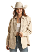 The Champagne Cremello Shacket by Rock & Roll Denim