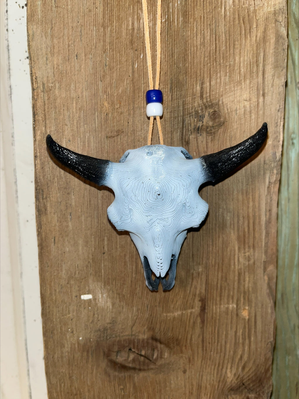 Steer Skull Car Dangle - Assorted Colours