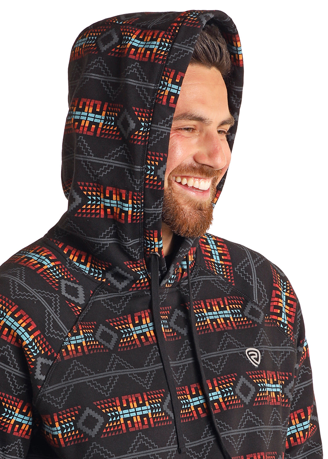 Kansas King Aztec Hoodie By Rock & Roll Denim