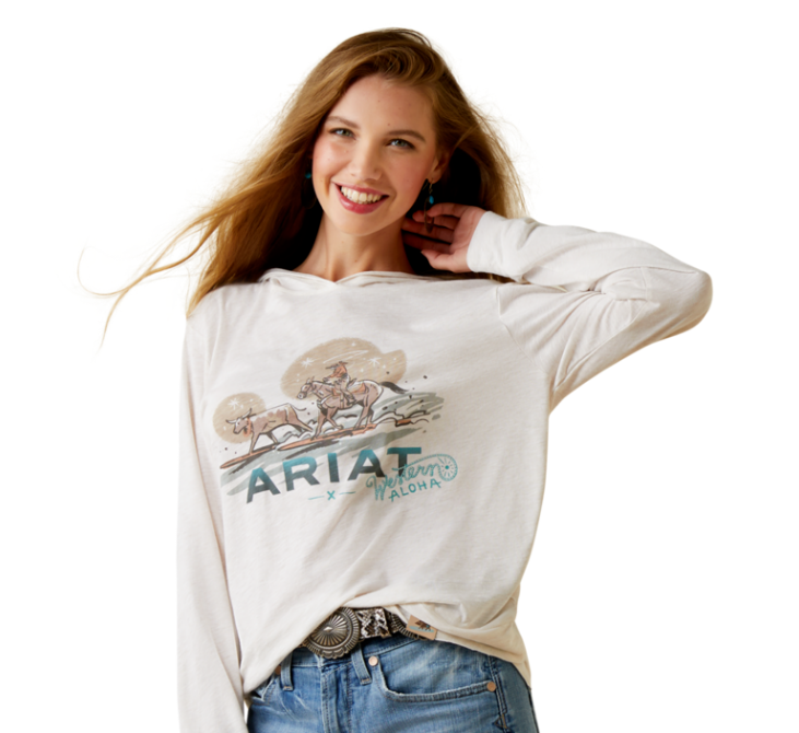 Surfin' Longhorn Long Sleeve T-Shirt by ARIAT