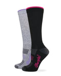 Wrangler Women's Everyday Awesome Socks - 2 Pack Blk/Gry