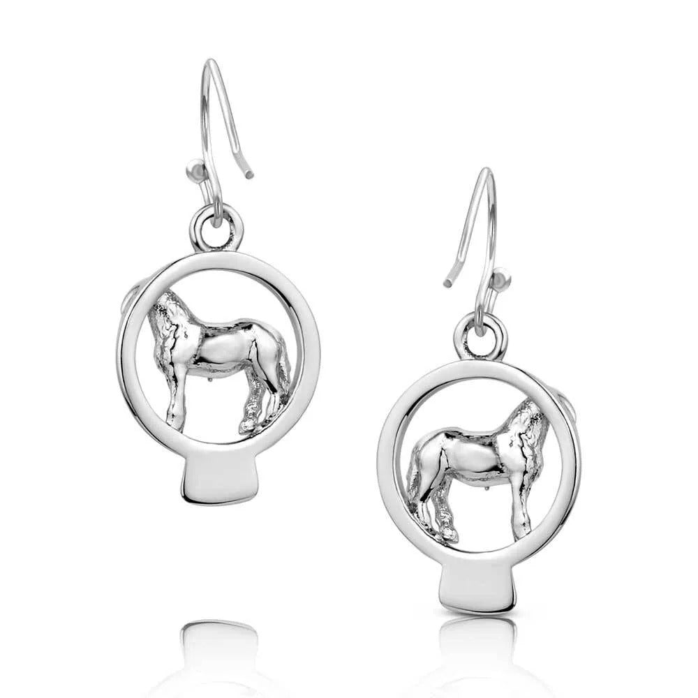 Horses of The World Earrings by Montana Silversmiths