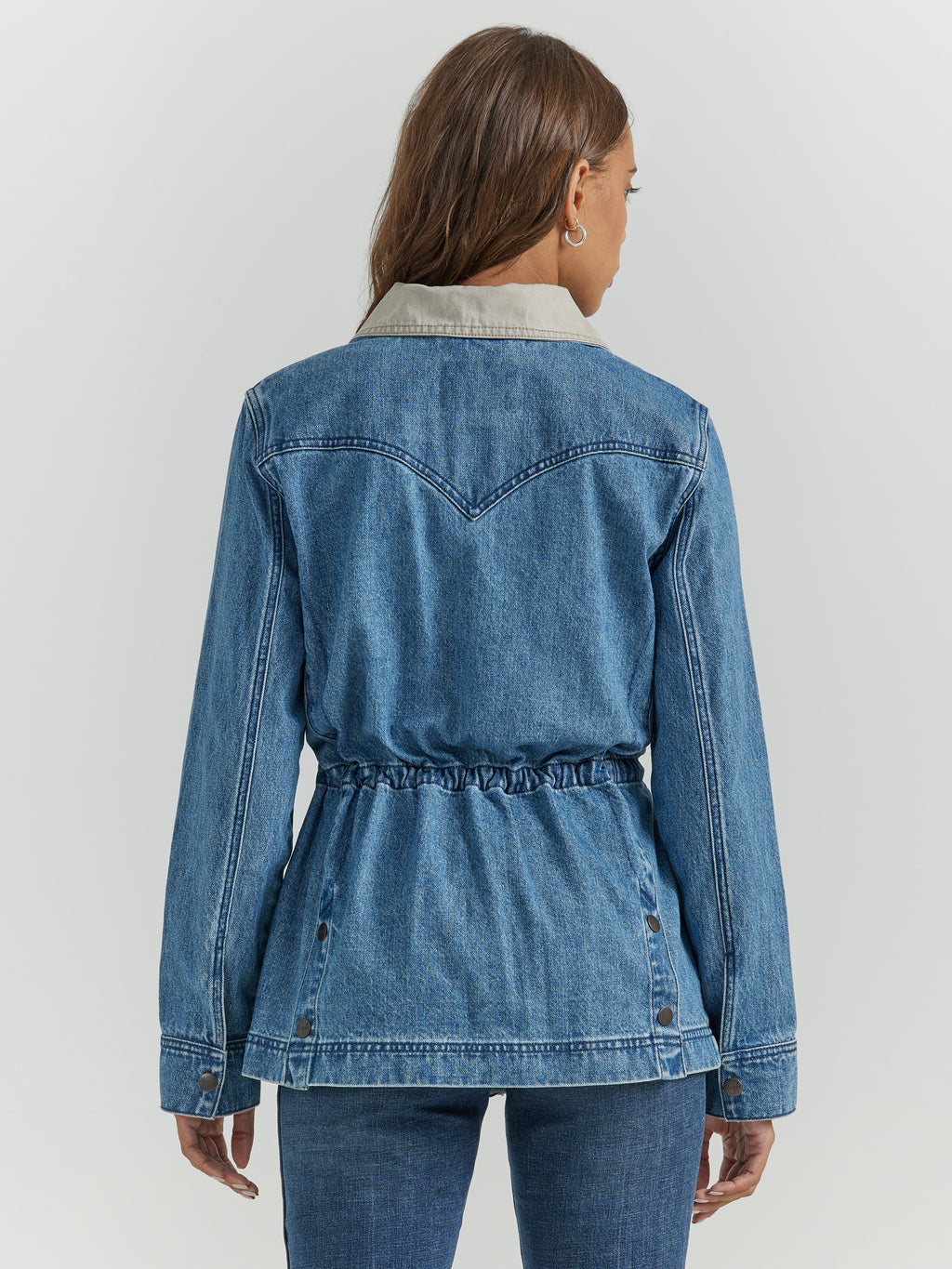 Cowboy Style Vintage Inspired Women's Denim Jacket by Wrangler Retro