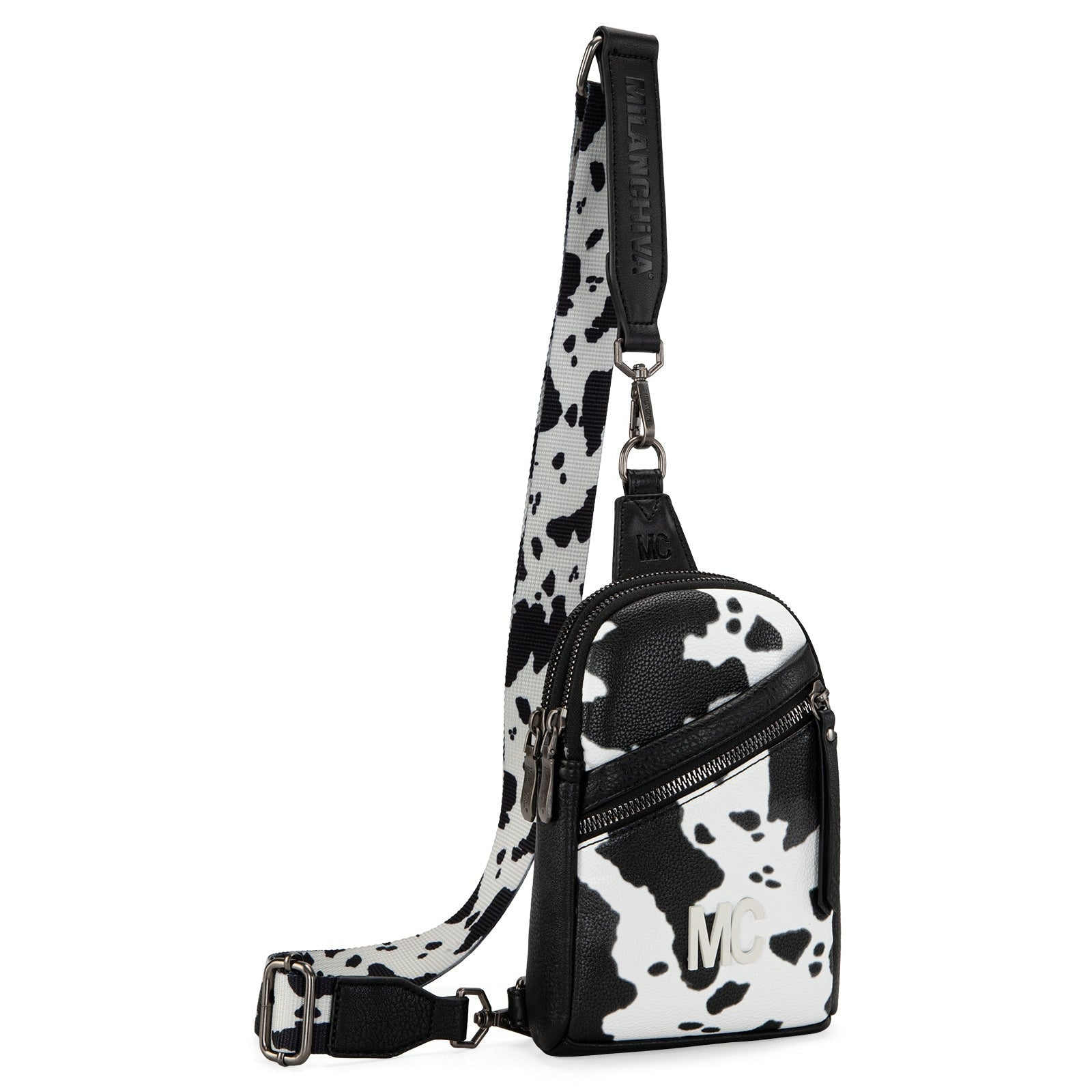 The Dairy Delight Slingbag by Milan Chiva - Black
