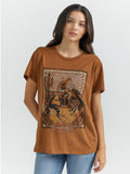 The Desert Bronc Boyfriend Fit Tee by Wrangler