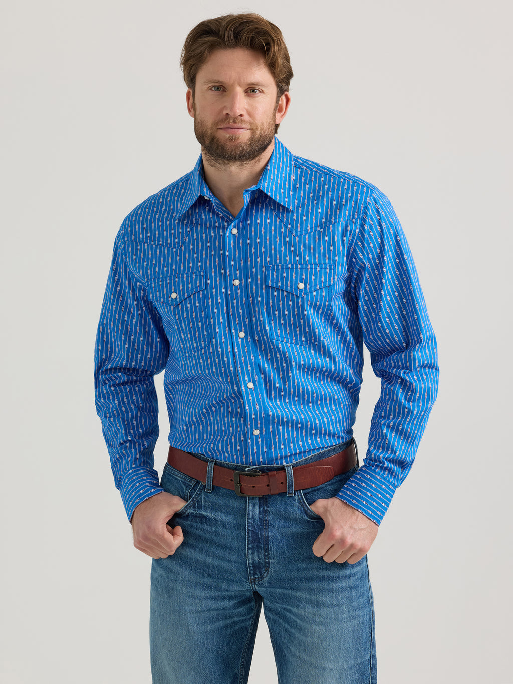 The Jesse James Pearl Snap George Strait Collection Shirt by Wrangler