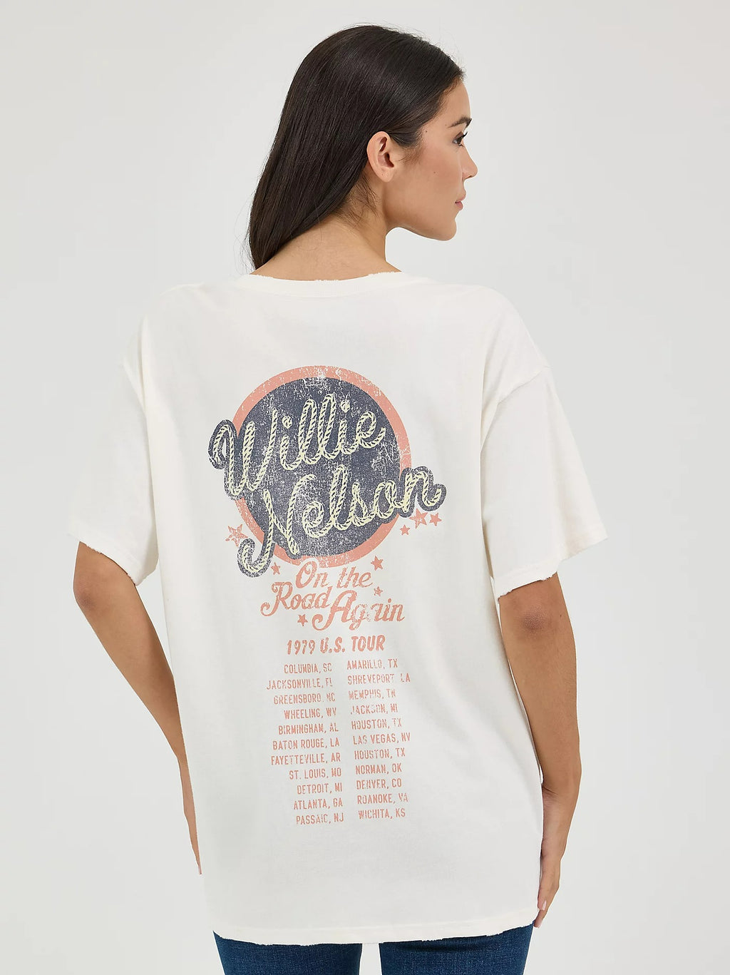 Willy Nelson Oversized Tee by Wrangler