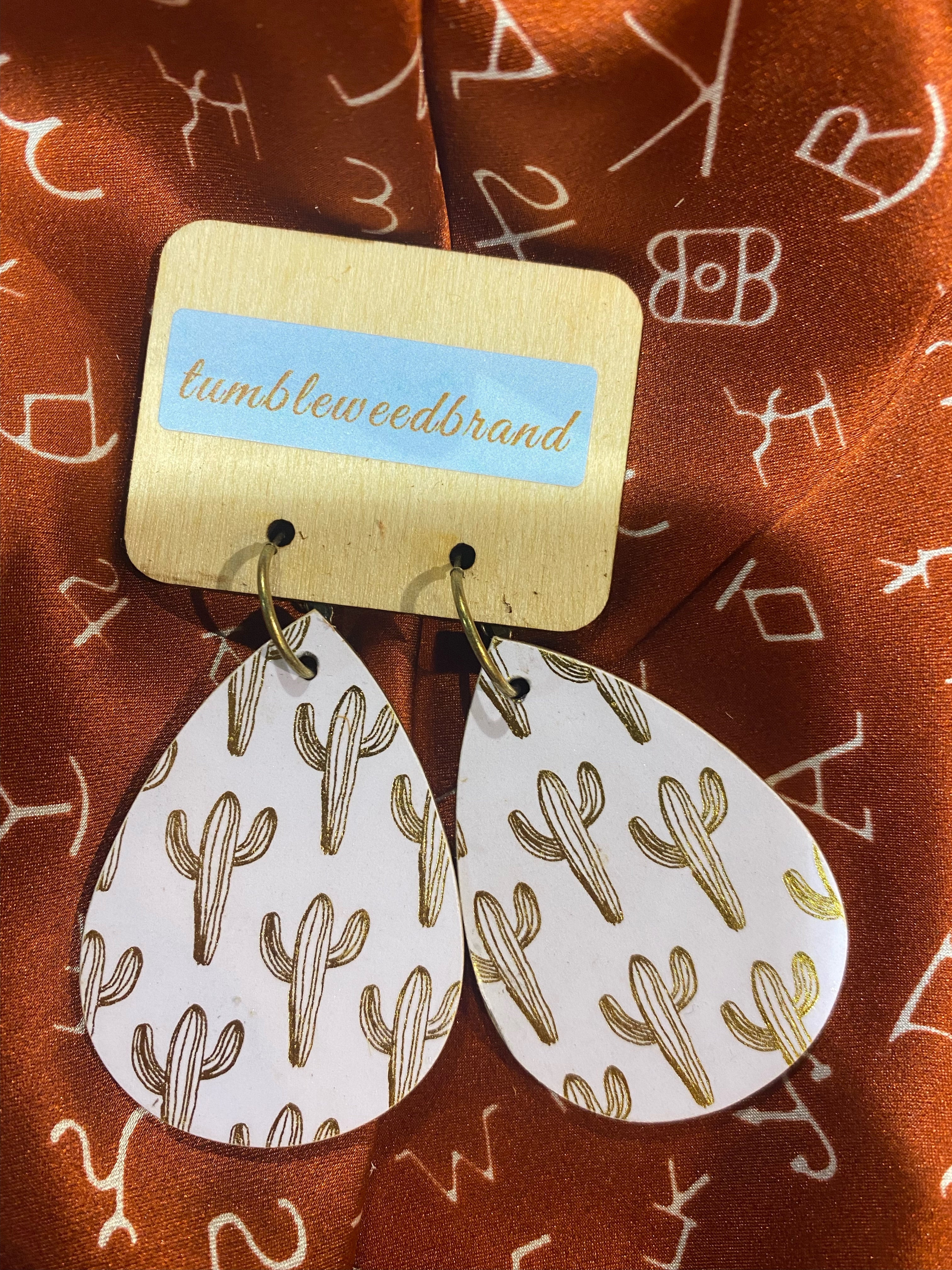 Cactus Me Crazy Hoop Earring