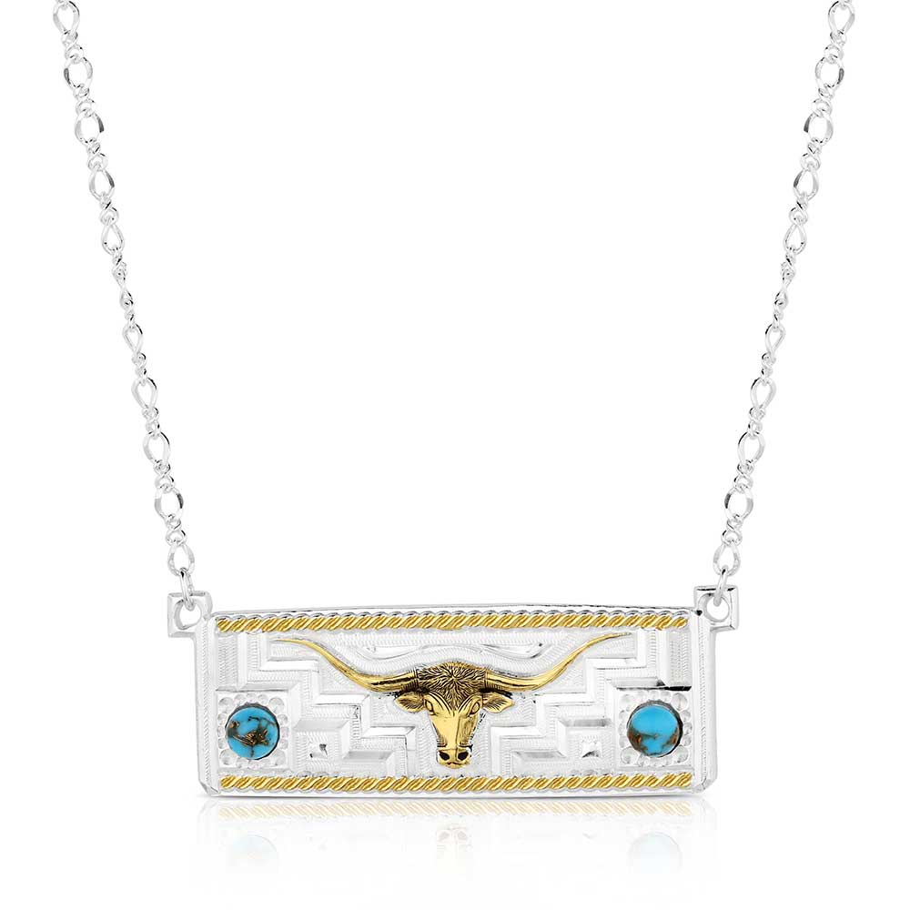 Longhorn Trails Necklace by Montana Silversmiths