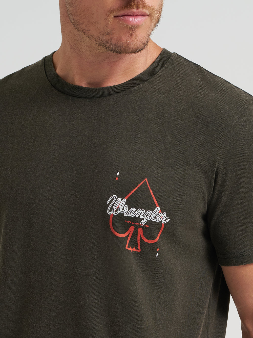 The Wilder Than Aces T-shirt by Wrangler