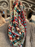 Desert Jewel 100% Silk Wild Rag