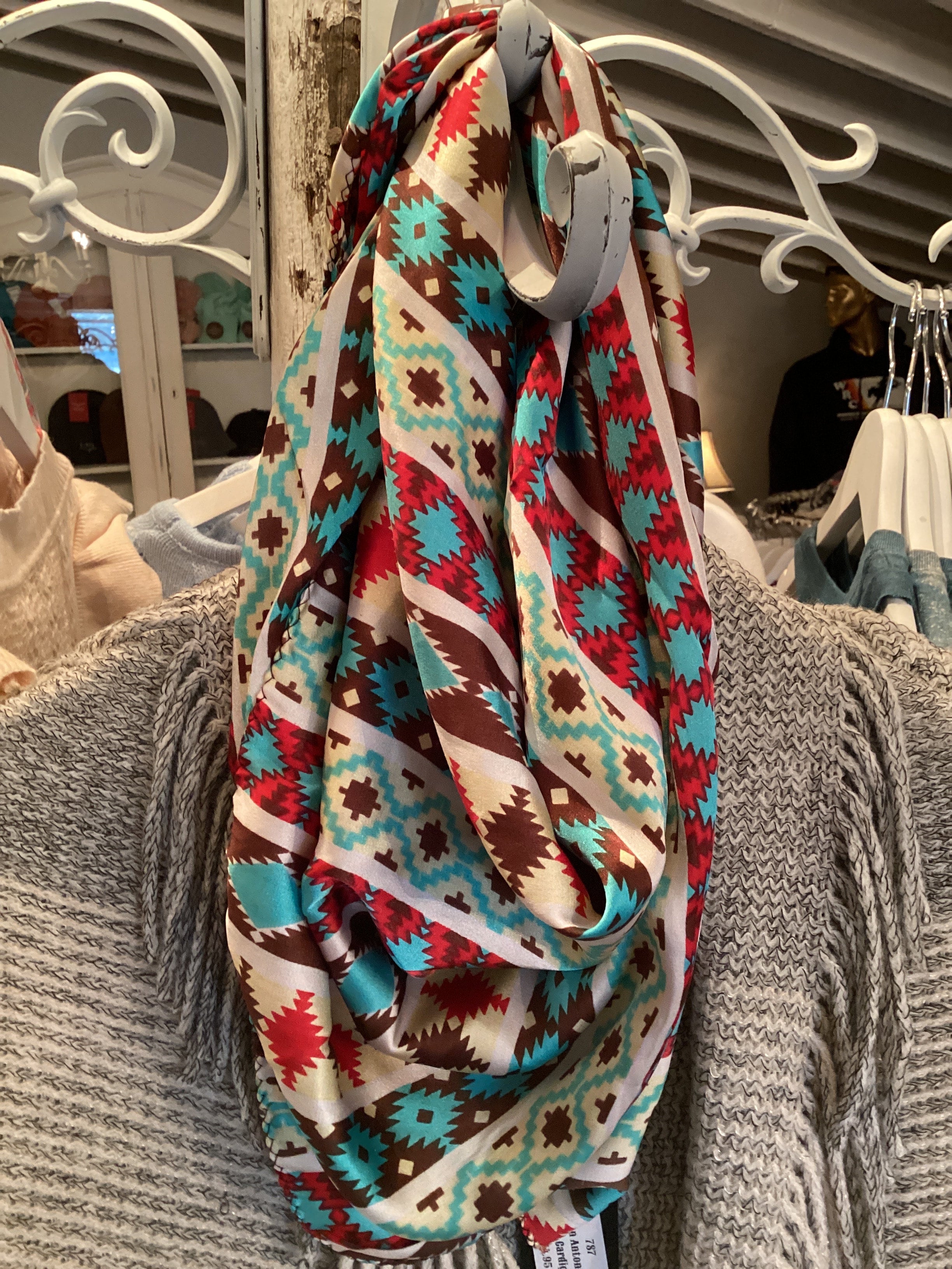 Desert Jewel 100% Silk Wild Rag