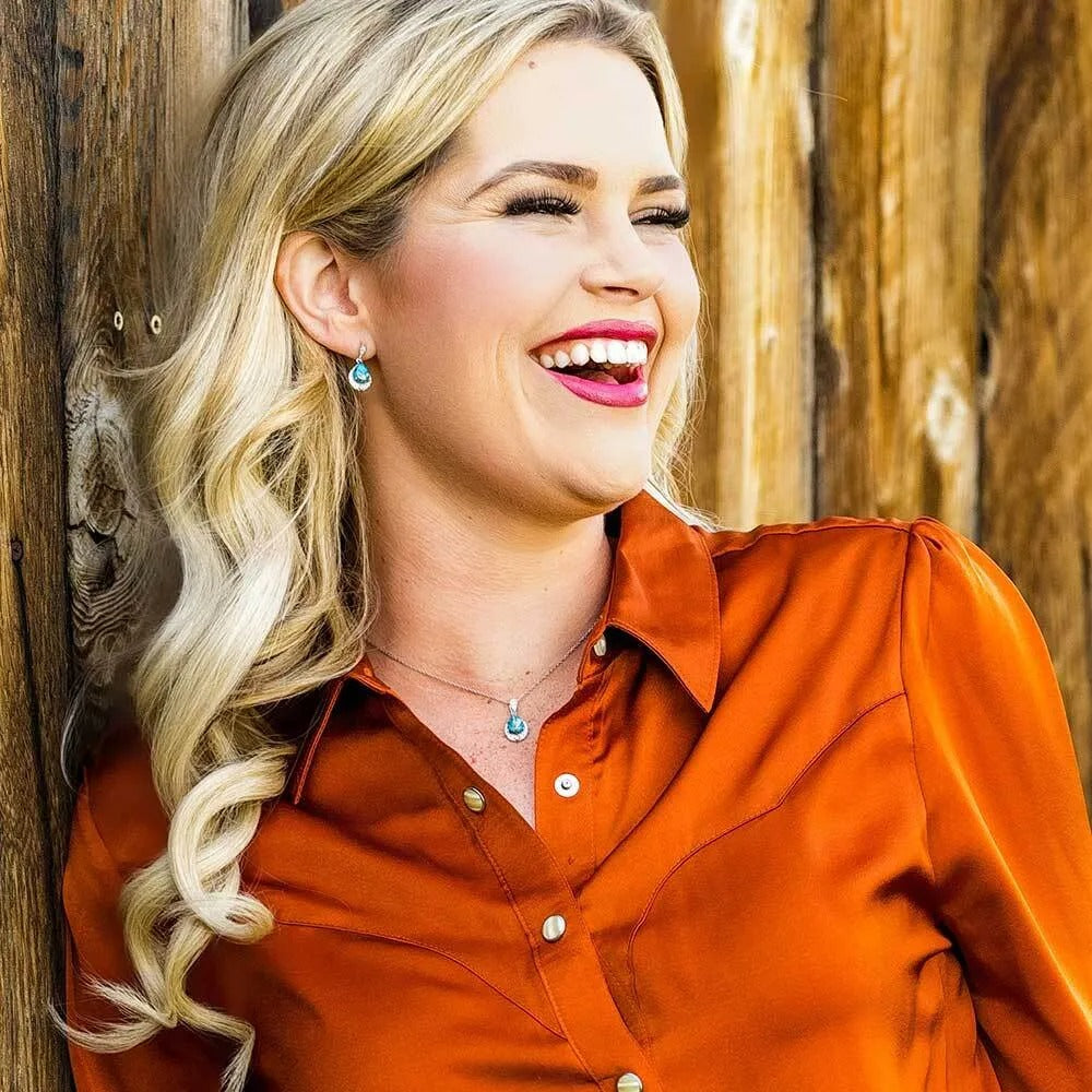 The Blue Rivers Necklace by Montana Silversmiths