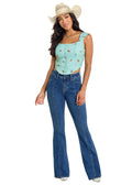 The Melody Blue Floral Tank by Rock & Roll Denim