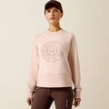 The Martine Women's Fancy Sweatshirt by Ariat in Sepia Rose