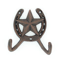 Star Horseshoe Double Wall Hook