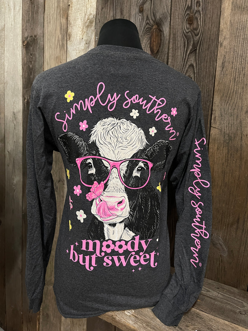 Moody But Sweet L/S Tee by Simply Southern