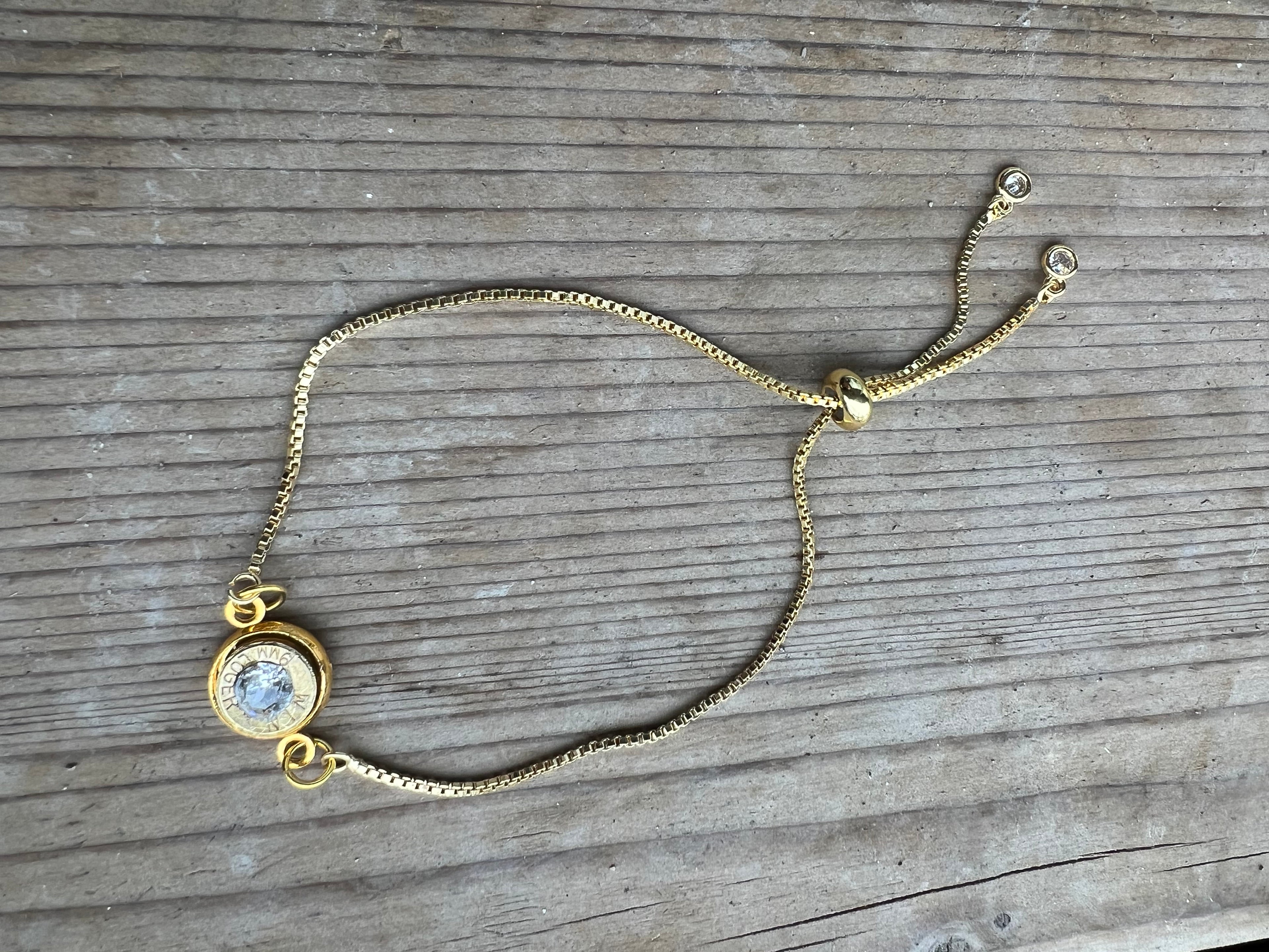The Sparkly Bullet Adjustable Bracelet