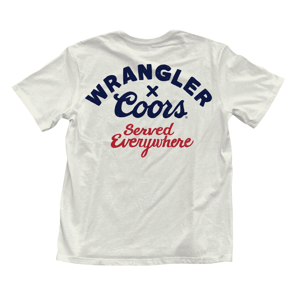 Served Everywhere Coors X Wrangler Tee