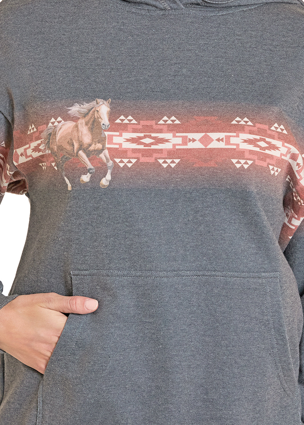 The Chestnut Cheer Borderprint Sweatshirt by Rock & Roll Denim