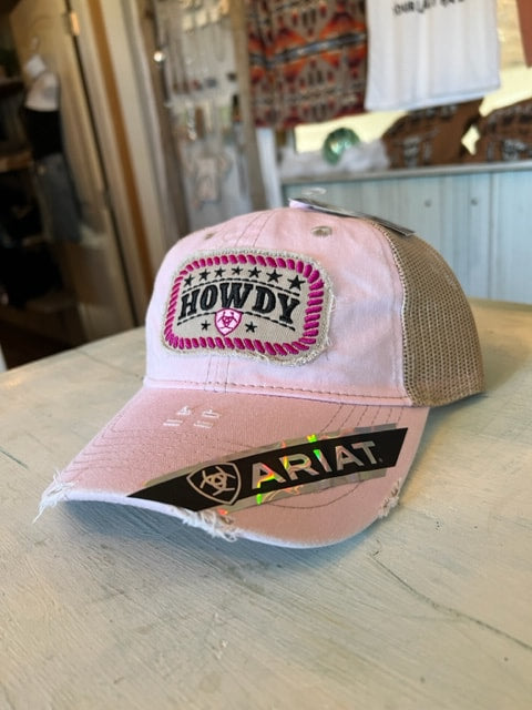 Ariat Bubble Gum Howdy Hat - Pink
