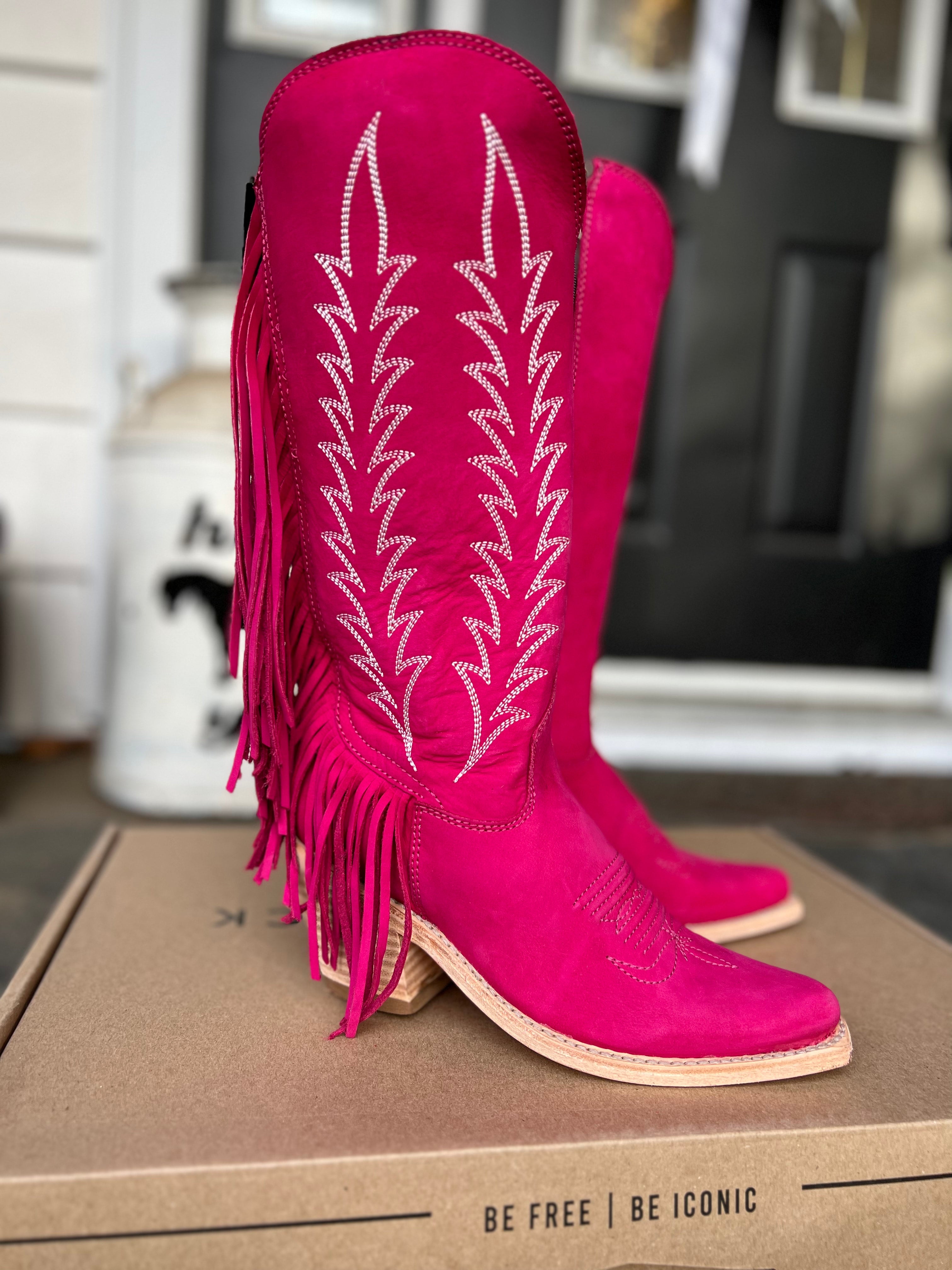 The Punchy in Pink Boots by Liberty Black