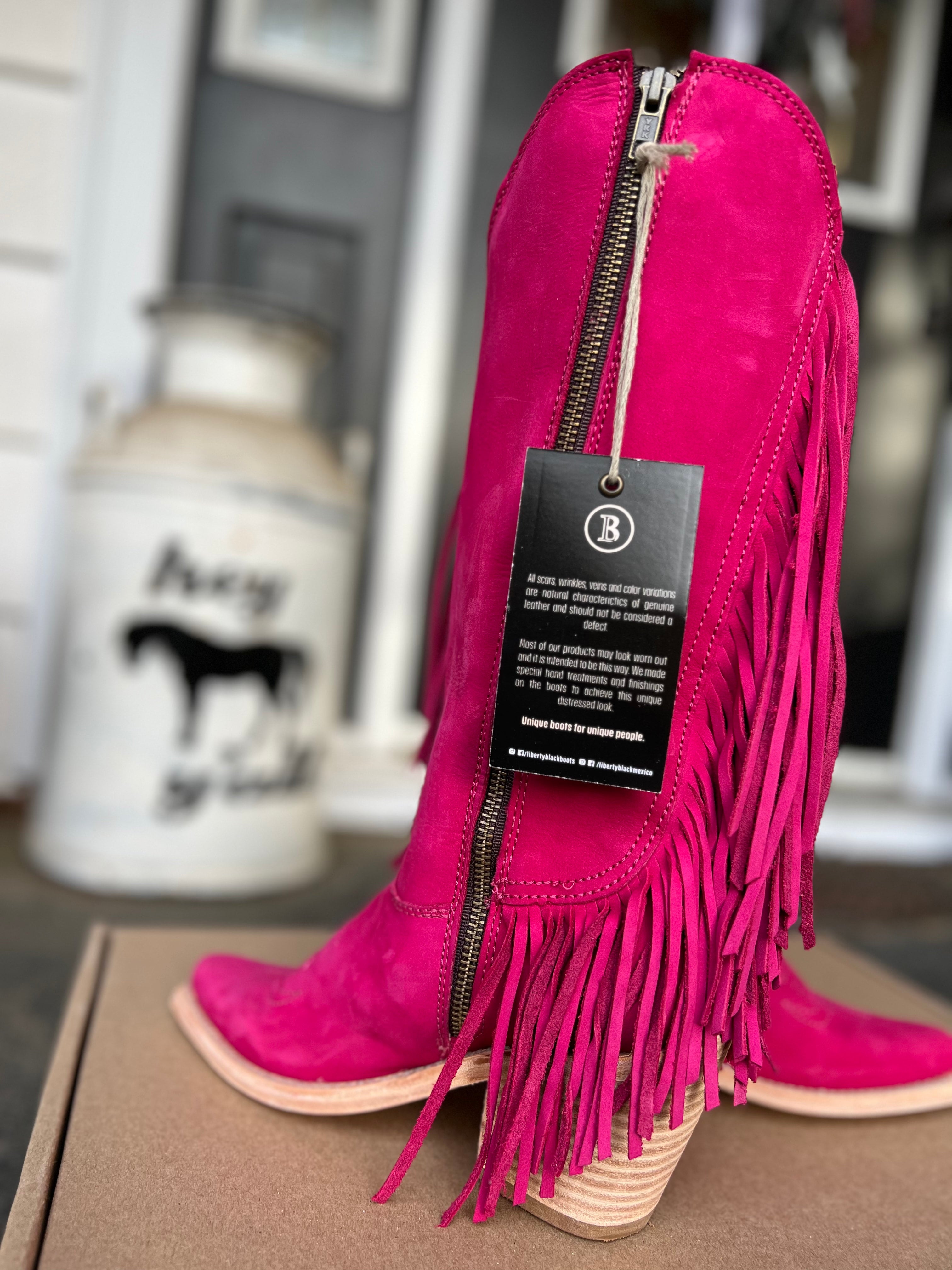 The Punchy in Pink Boots by Liberty Black