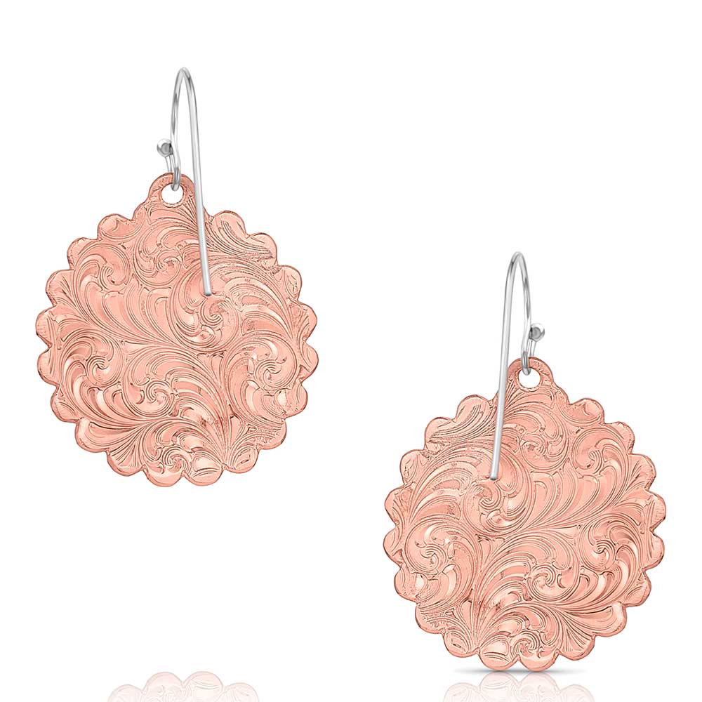 Emma's Sunlight Concho Earrings by Montana Silversmiths
