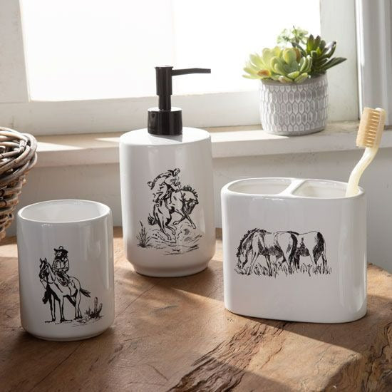 Ranch Life 3 Piece Bathroom Set