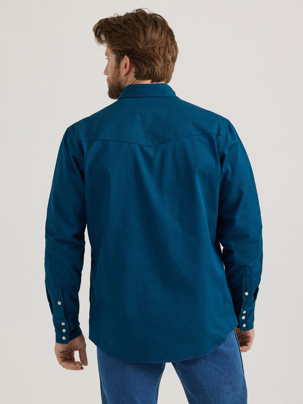 The Working Man Flannel Lined Snap Up Shirt by Wrangler