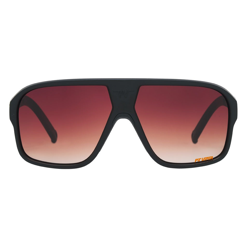The Exec Flight Optics in Brown Fade Sunglasses by Pit Viper