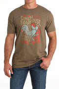 Longnecks & Rednecks Cinch Men's Tee in Dirt Road Brown