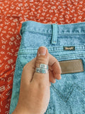 Can Chaser Stamped Adjustable Wrap Ring