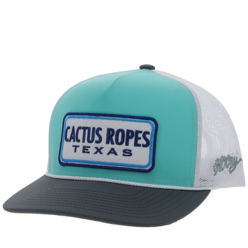 Cactus Ropes by Hooey Mint/White Hat YOUTH SIZE