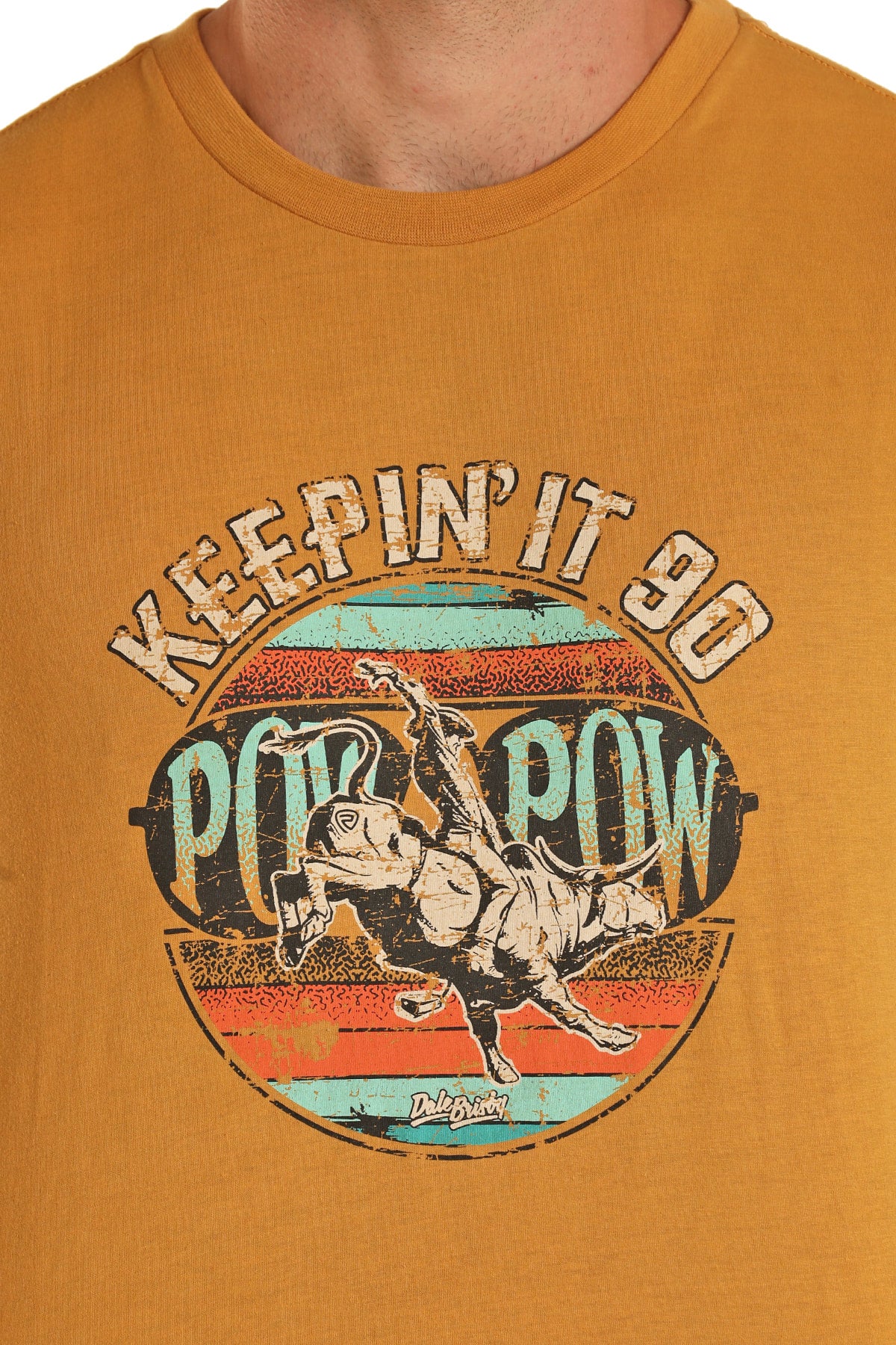 Keepin' It 90 Tee by Rock & Roll Denim in Stay Gold