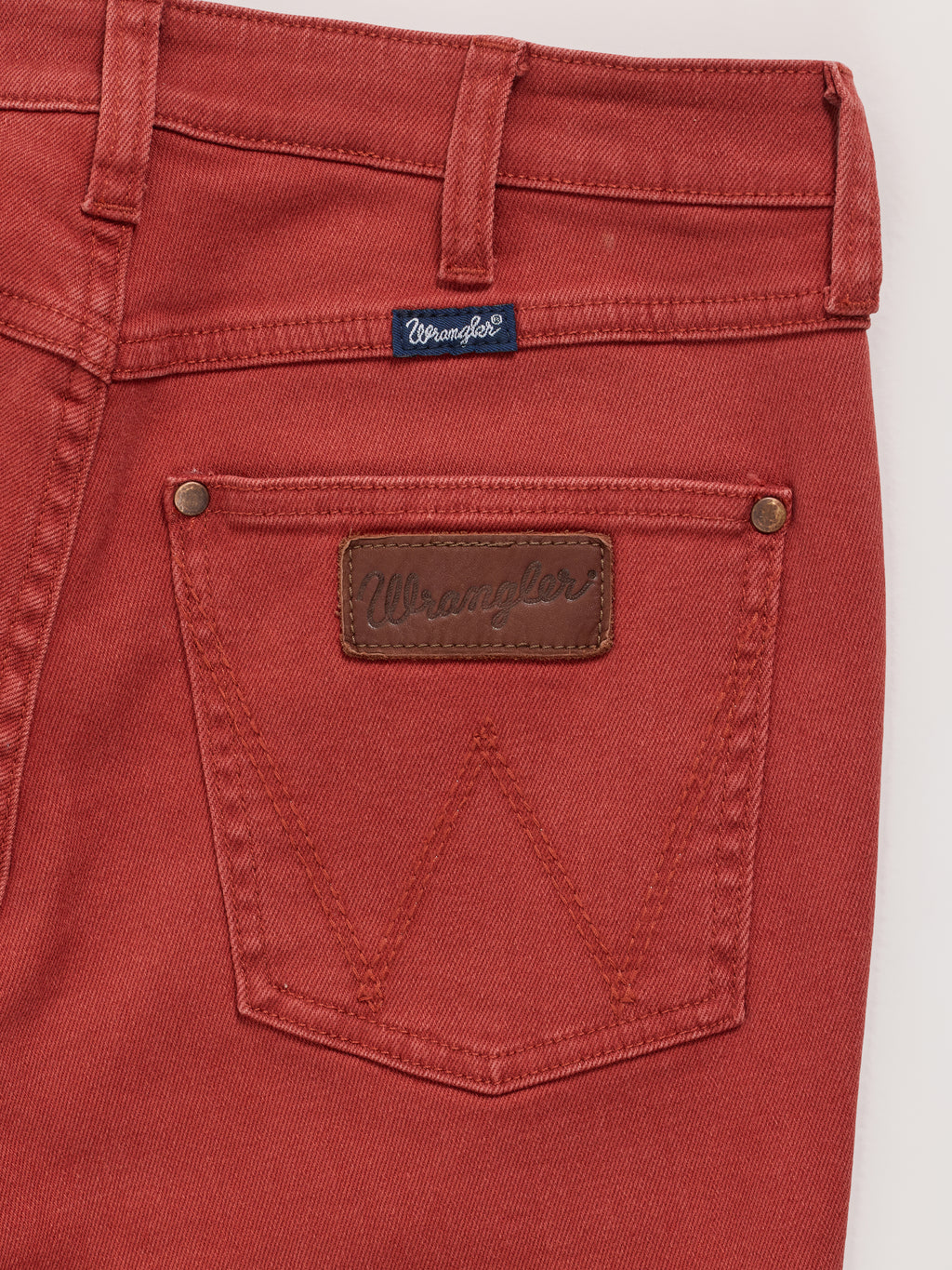 Candy Apple Red Bailey High Rise Jeans by Wrangler