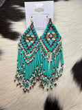 The Nevada Springs Beaded Earring