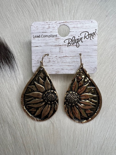 The Goldie Sunflower Earrings