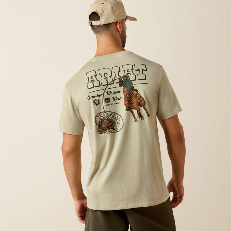 Ariat Men's Porcupine Posse T-Shirt in Avocado