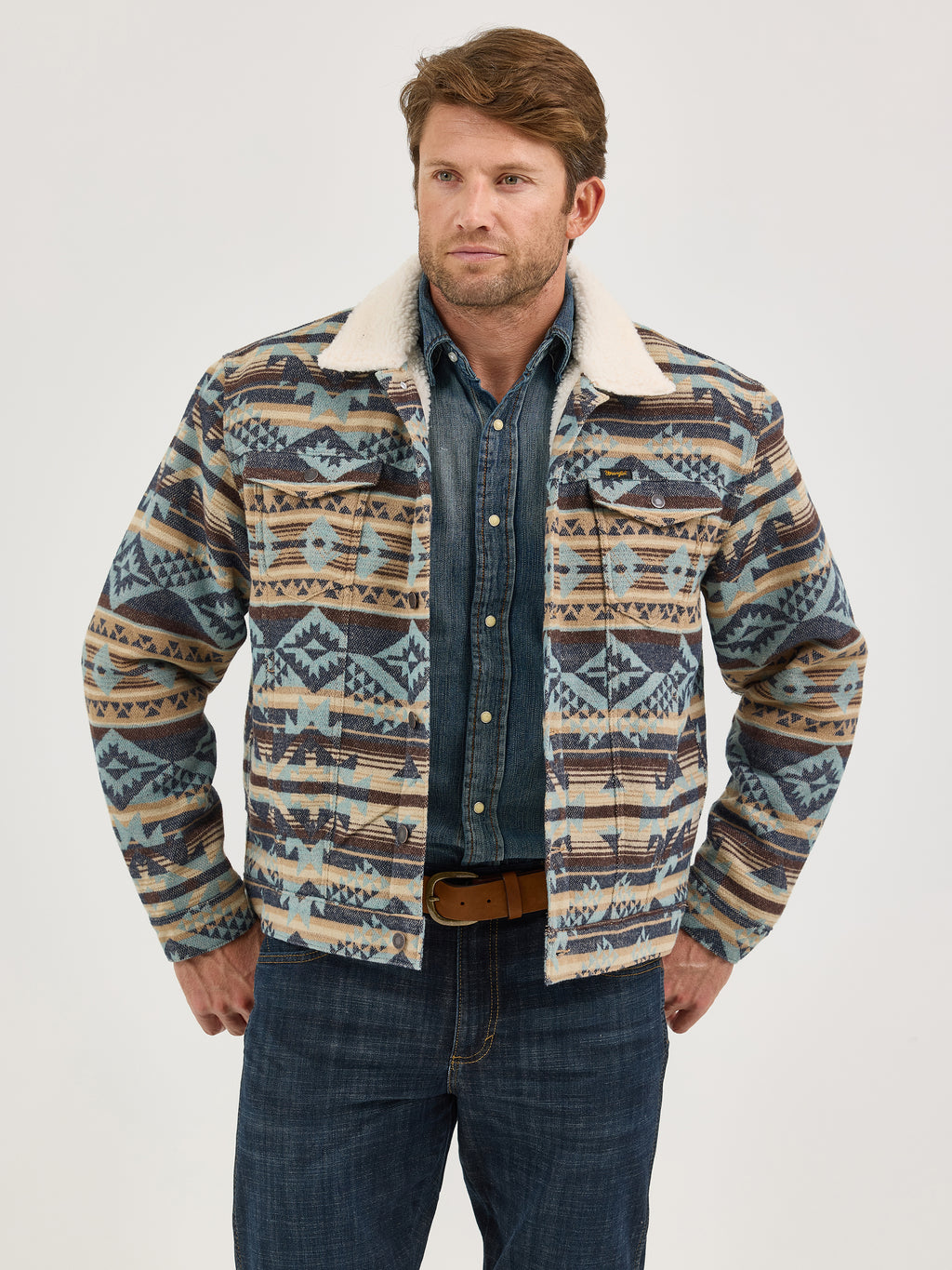 The Hudson Men's Sherpa Jacket by Wrangler
