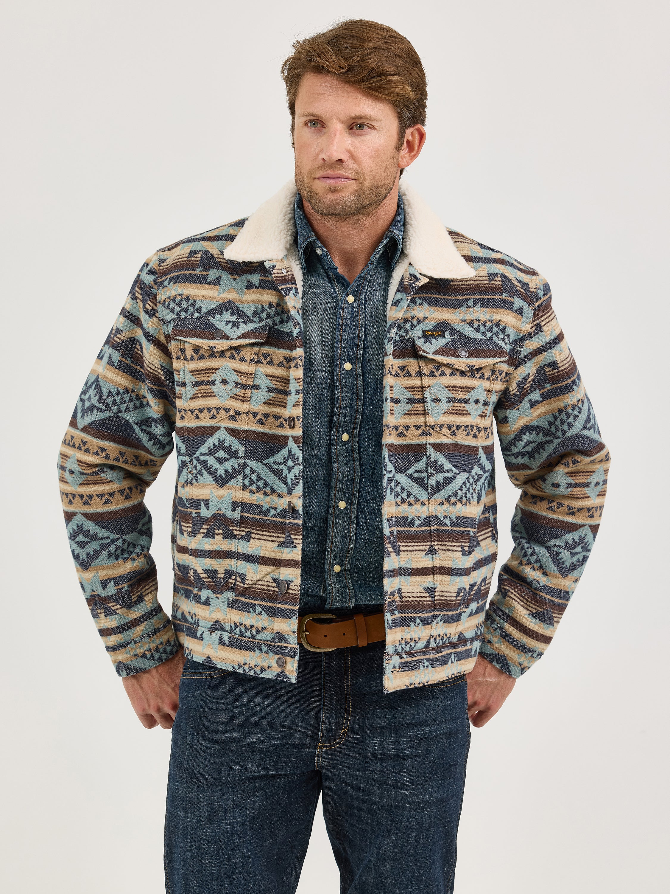 The Hudson Men's Sherpa Jacket by Wrangler