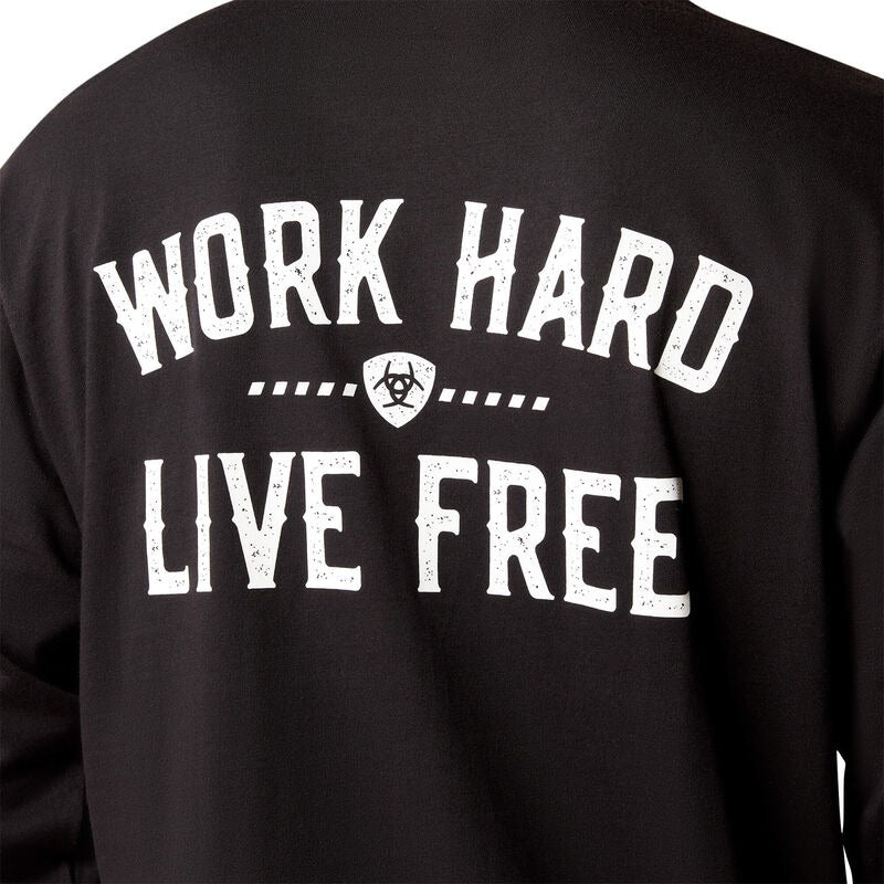 Ariat Men's Rebar Work Hard Live Free T-Shirt