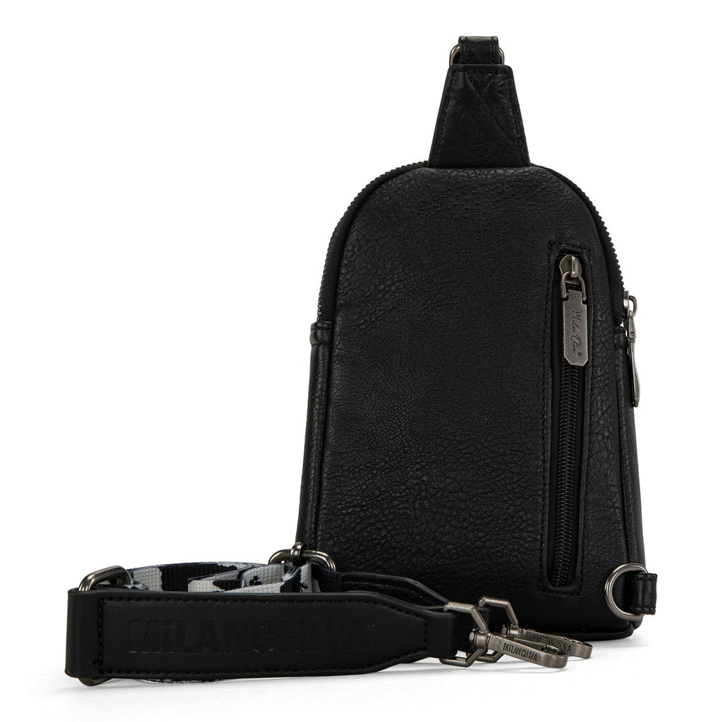 The Dairy Delight Slingbag by Milan Chiva - Black