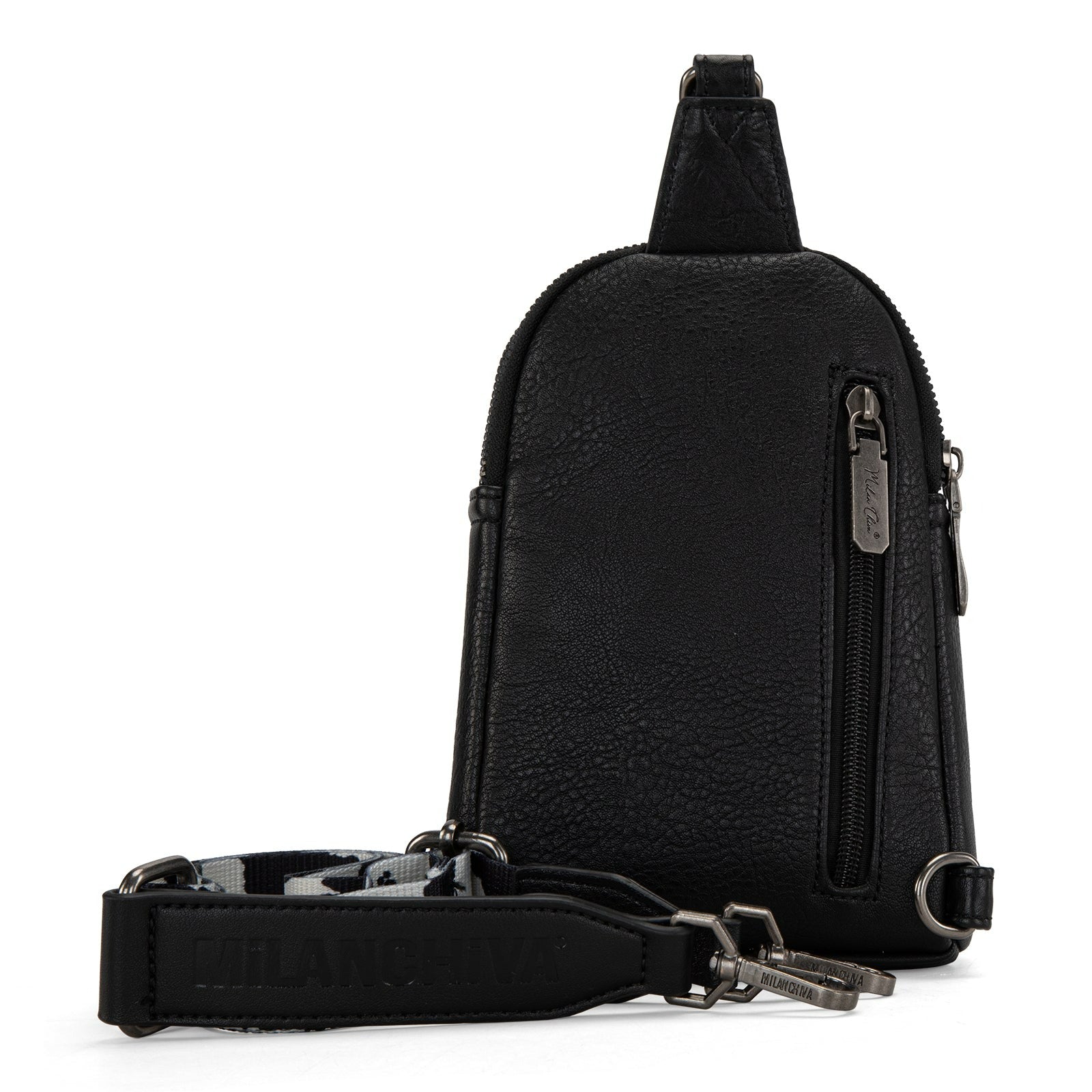 The Dairy Delight Slingbag by Milan Chiva - Black