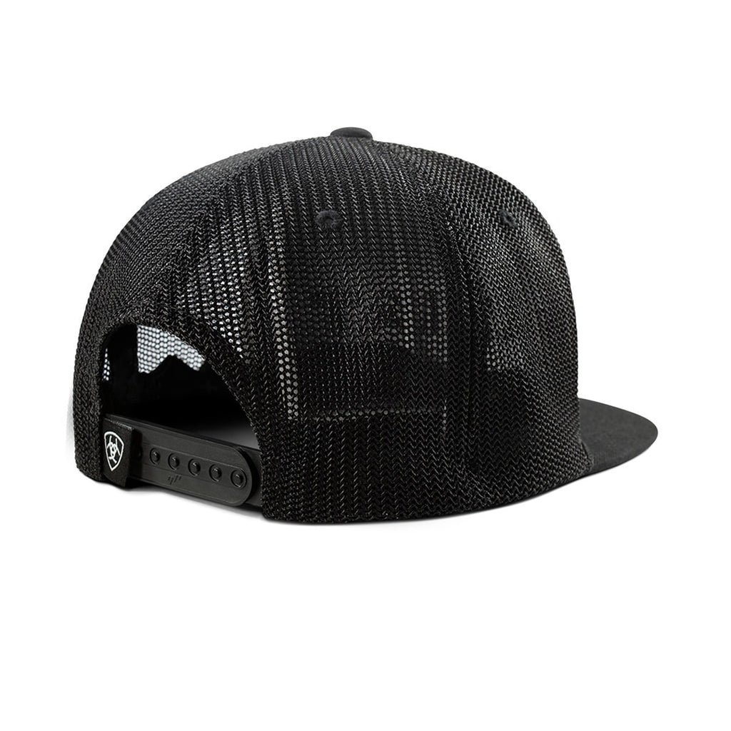 The Top Boss Hat By Ariat in Pure Black