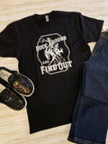 Buck Around Black Tee