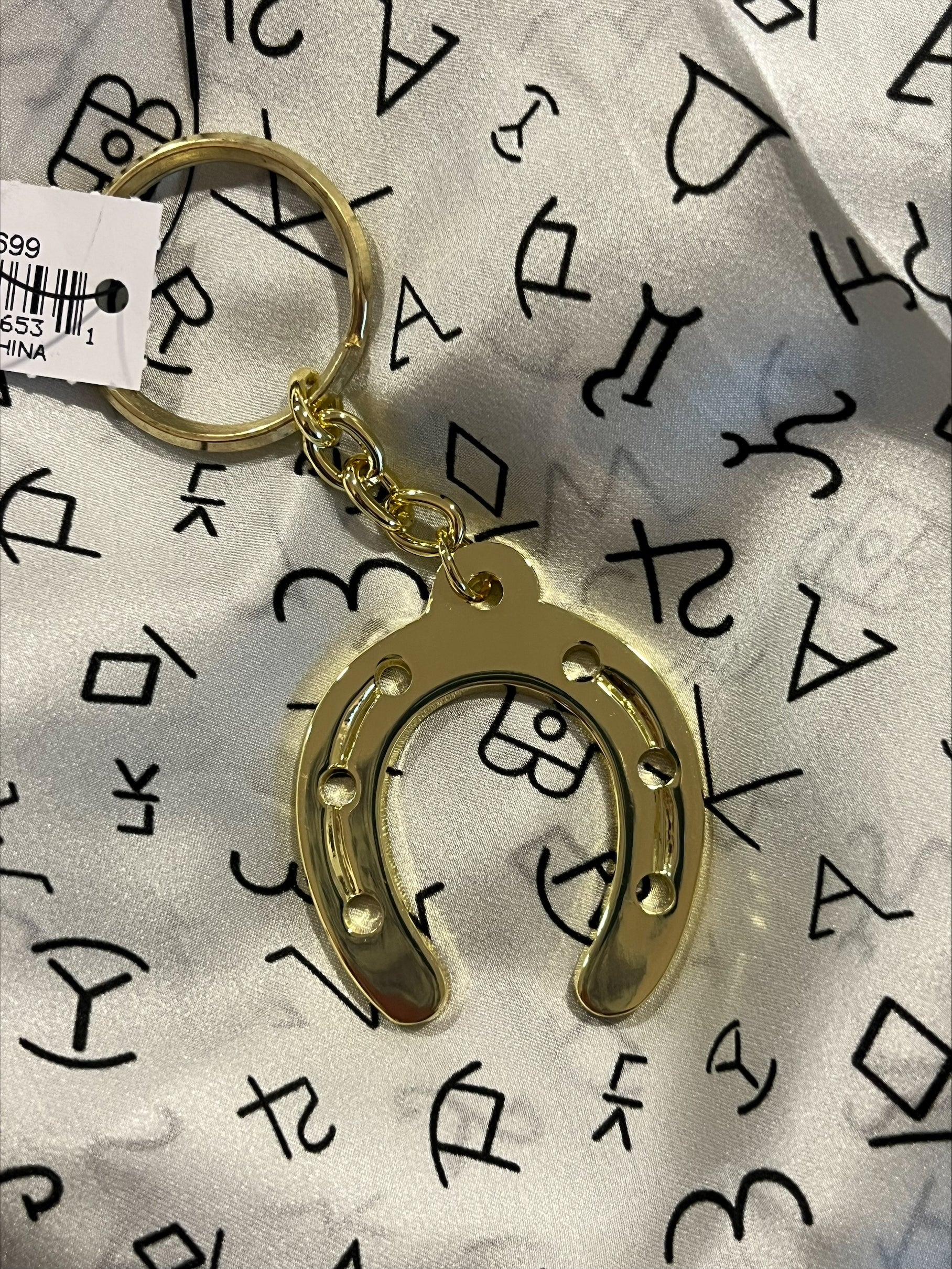 Horse Shoe Keychain (Rose Gold, Gold, and Sliver)