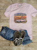 Cadillac Ranch Tee - Pink