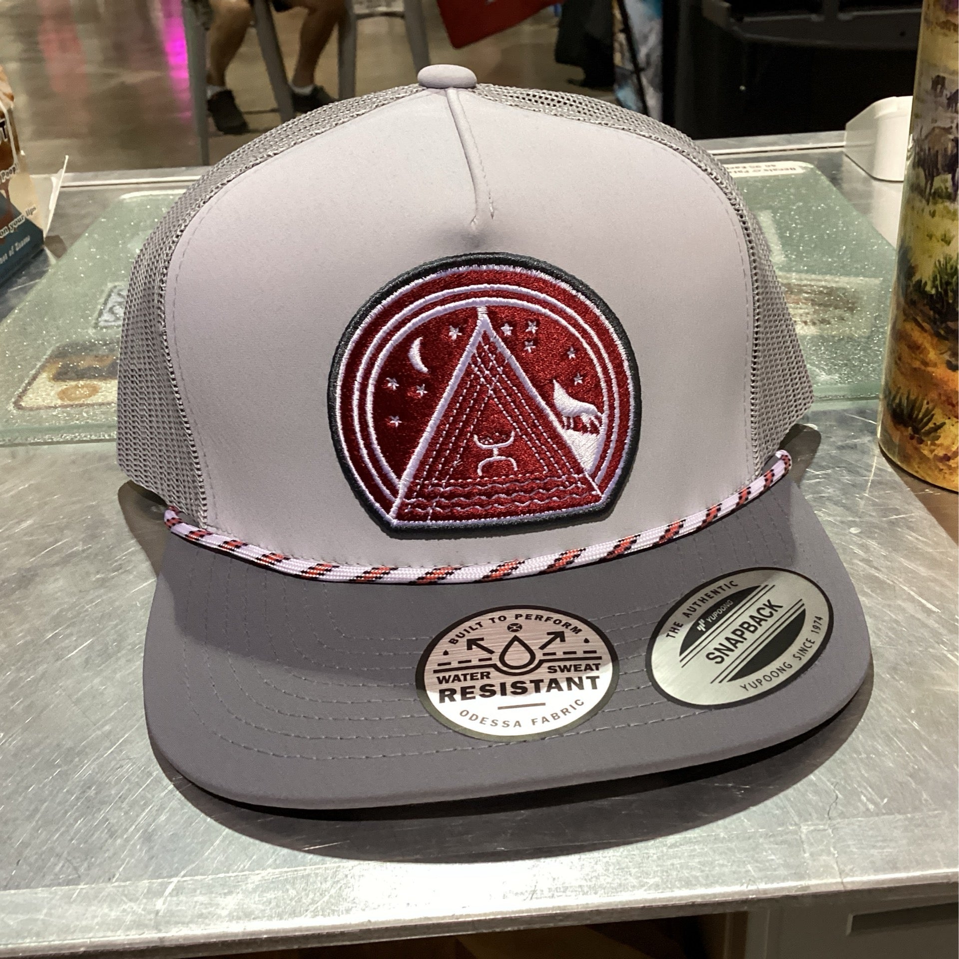 Hooey Coyote Moon Hat Grey/Grey Mesh