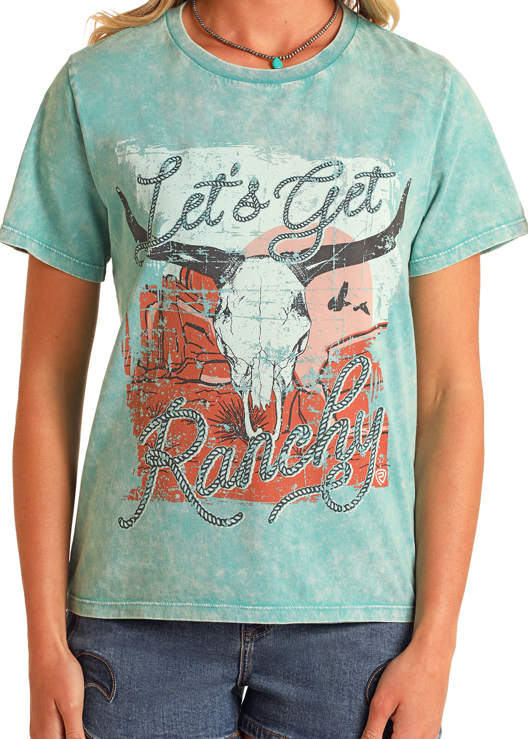 The Let's Get Ranchy Tee by Rock & Roll Denim
